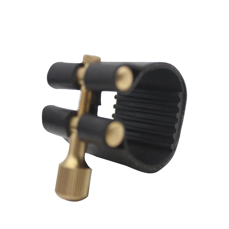 Mowind Artificial Leather Compact Durable Ligature Fastener for Alto Sax Saxophone Rubber Mouthpiece - Image 2
